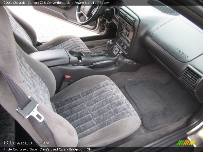 Light Pewter Metallic / Ebony 2001 Chevrolet Camaro Z28 Convertible