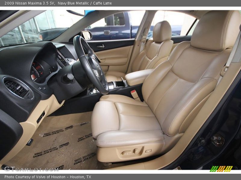 Navy Blue Metallic / Caffe Latte 2009 Nissan Maxima 3.5 SV