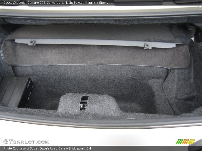  2001 Camaro Z28 Convertible Trunk
