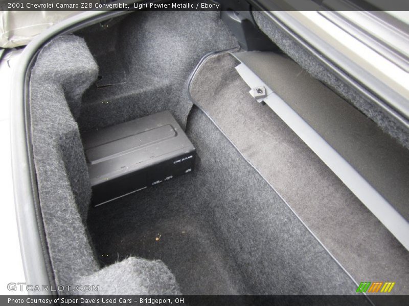  2001 Camaro Z28 Convertible Trunk