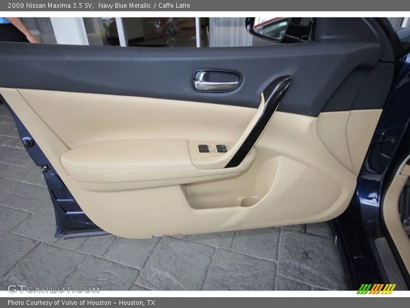 Navy Blue Metallic / Caffe Latte 2009 Nissan Maxima 3.5 SV