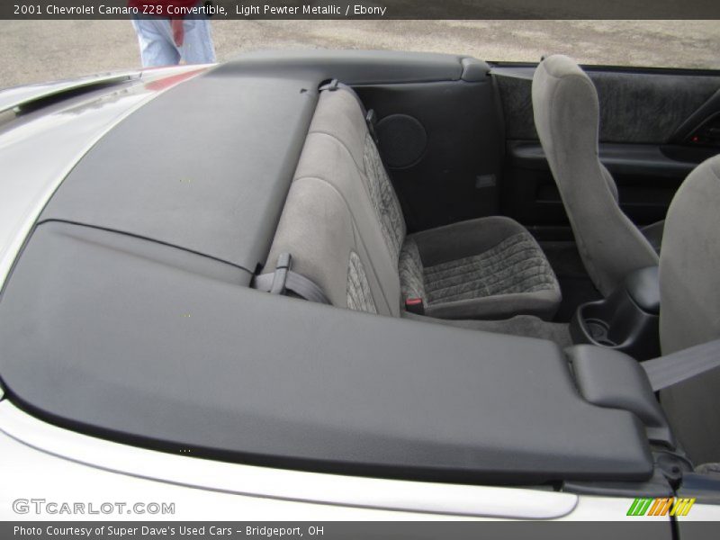 Rear Seat of 2001 Camaro Z28 Convertible