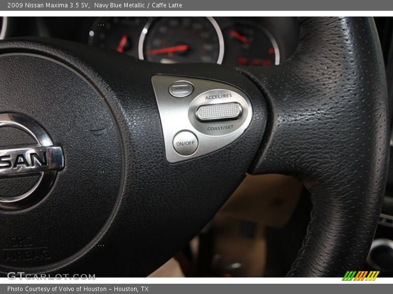 Navy Blue Metallic / Caffe Latte 2009 Nissan Maxima 3.5 SV