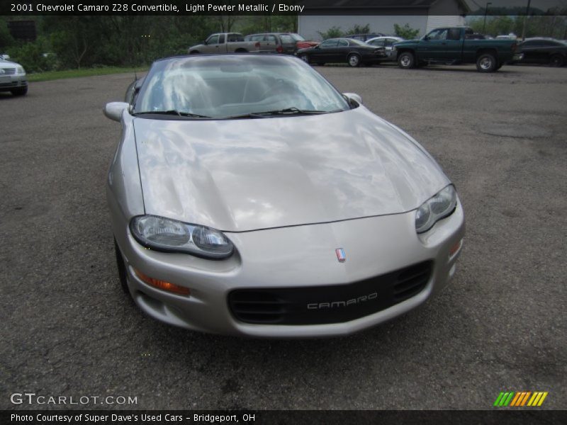 Light Pewter Metallic / Ebony 2001 Chevrolet Camaro Z28 Convertible