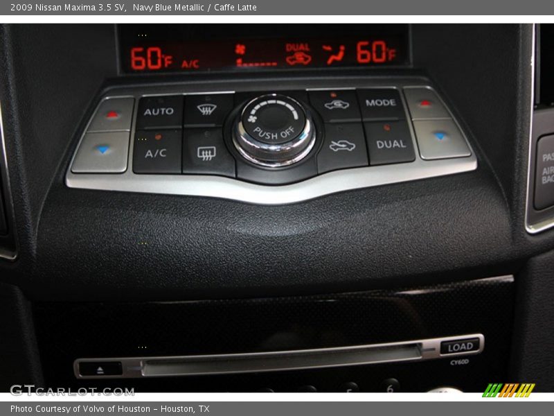 Navy Blue Metallic / Caffe Latte 2009 Nissan Maxima 3.5 SV