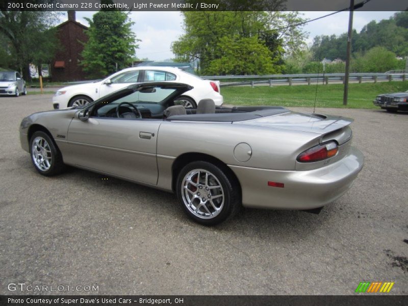 Light Pewter Metallic / Ebony 2001 Chevrolet Camaro Z28 Convertible