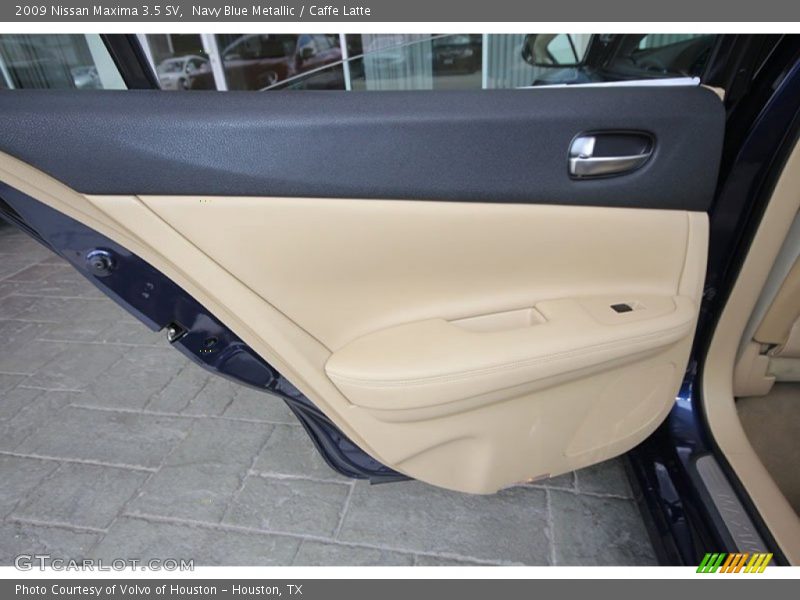 Navy Blue Metallic / Caffe Latte 2009 Nissan Maxima 3.5 SV