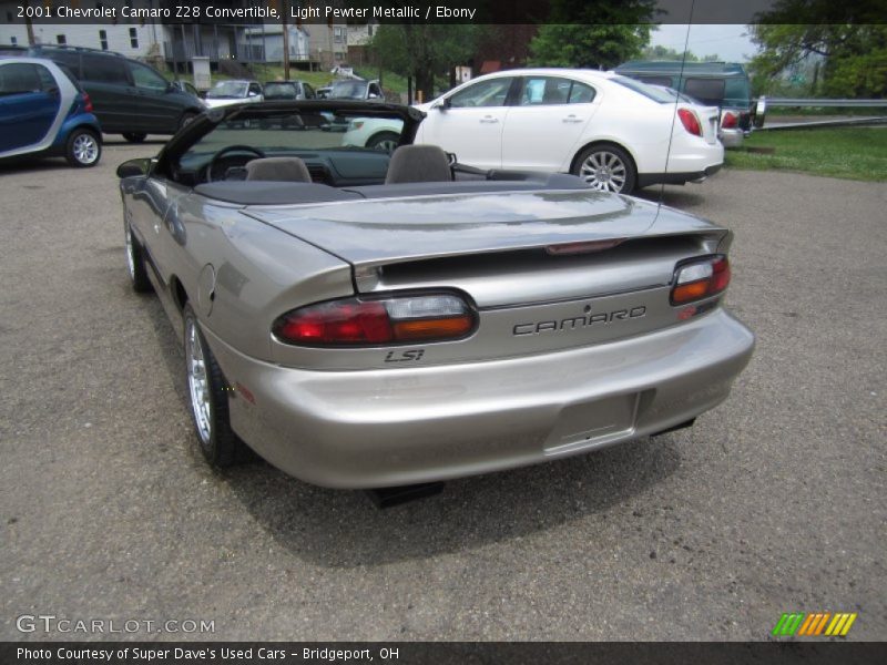 Light Pewter Metallic / Ebony 2001 Chevrolet Camaro Z28 Convertible