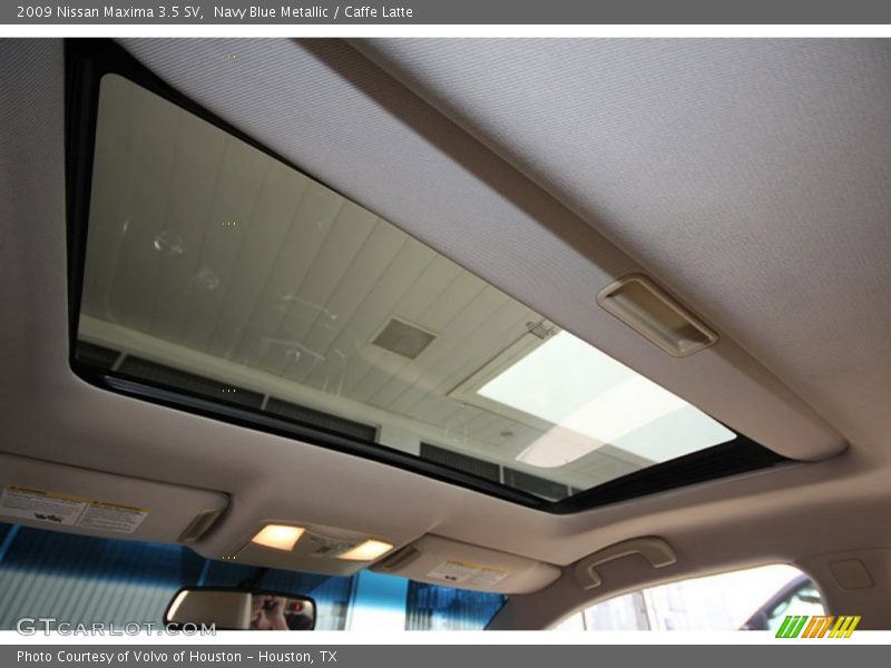 Navy Blue Metallic / Caffe Latte 2009 Nissan Maxima 3.5 SV