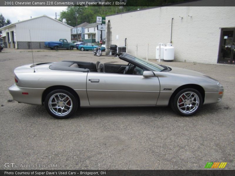 Light Pewter Metallic / Ebony 2001 Chevrolet Camaro Z28 Convertible
