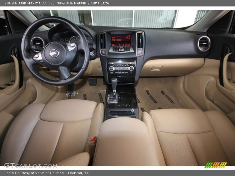 Navy Blue Metallic / Caffe Latte 2009 Nissan Maxima 3.5 SV