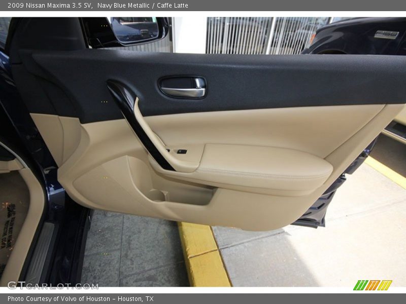 Navy Blue Metallic / Caffe Latte 2009 Nissan Maxima 3.5 SV
