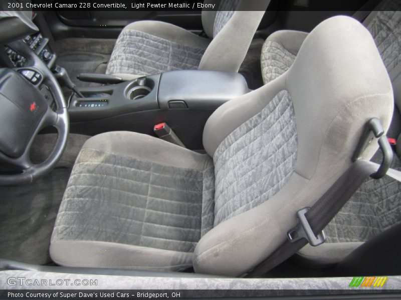 Light Pewter Metallic / Ebony 2001 Chevrolet Camaro Z28 Convertible