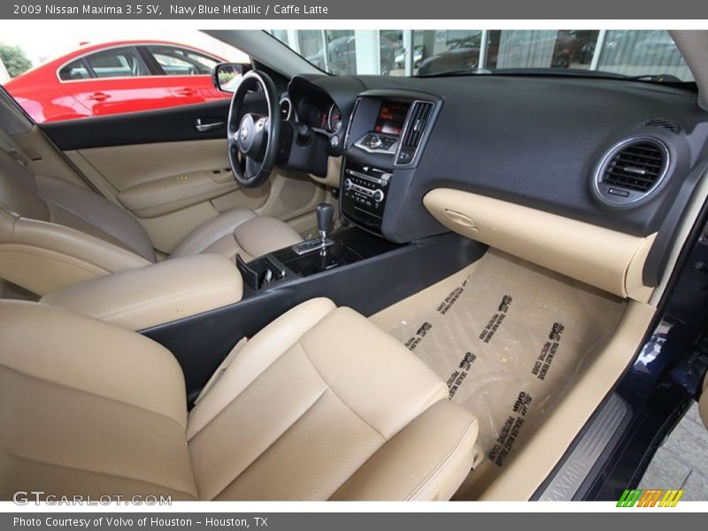 Navy Blue Metallic / Caffe Latte 2009 Nissan Maxima 3.5 SV