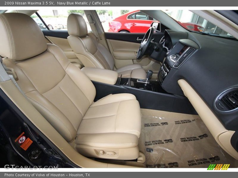 Navy Blue Metallic / Caffe Latte 2009 Nissan Maxima 3.5 SV