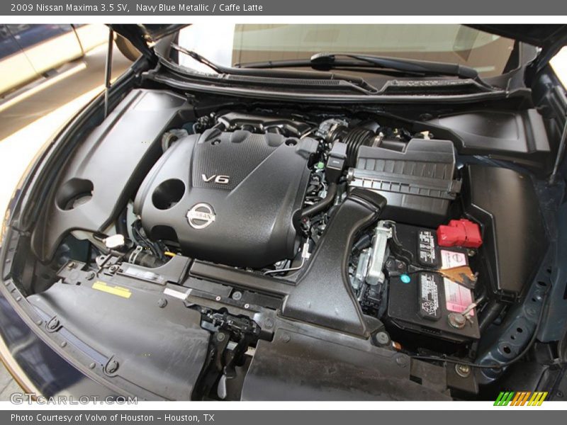 Navy Blue Metallic / Caffe Latte 2009 Nissan Maxima 3.5 SV