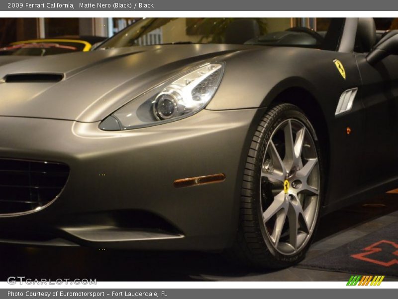 Matte Nero (Black) / Black 2009 Ferrari California