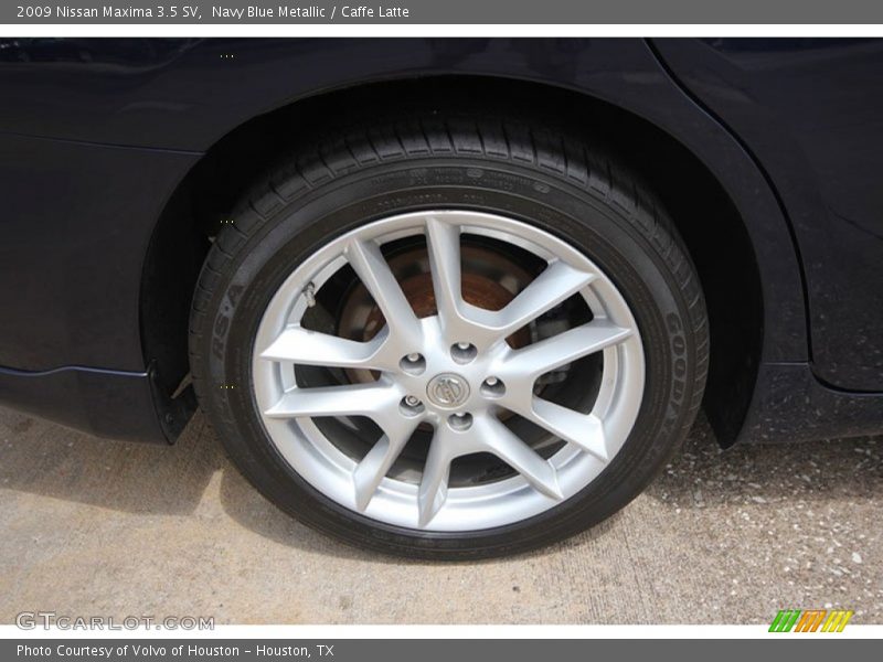 Navy Blue Metallic / Caffe Latte 2009 Nissan Maxima 3.5 SV