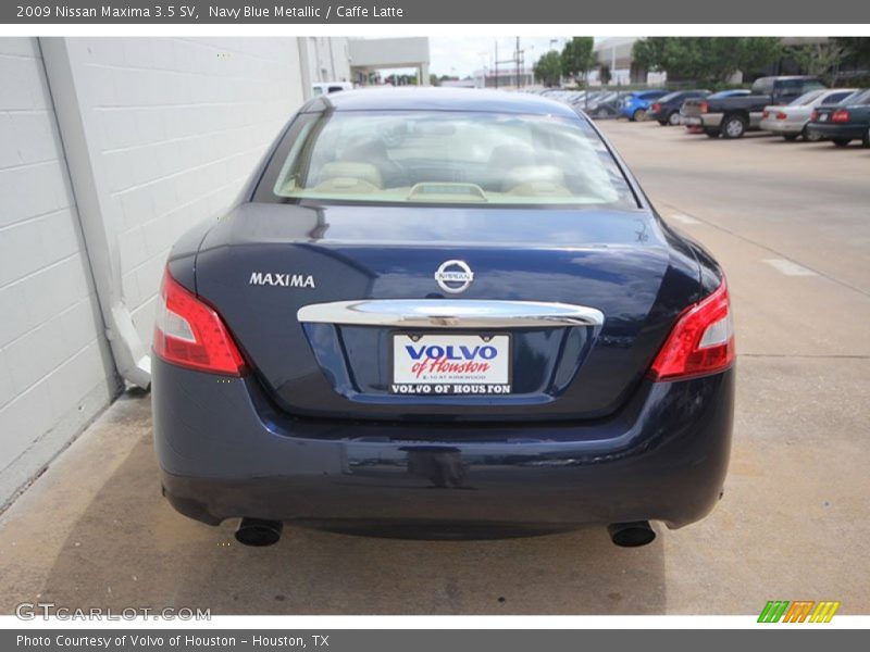 Navy Blue Metallic / Caffe Latte 2009 Nissan Maxima 3.5 SV