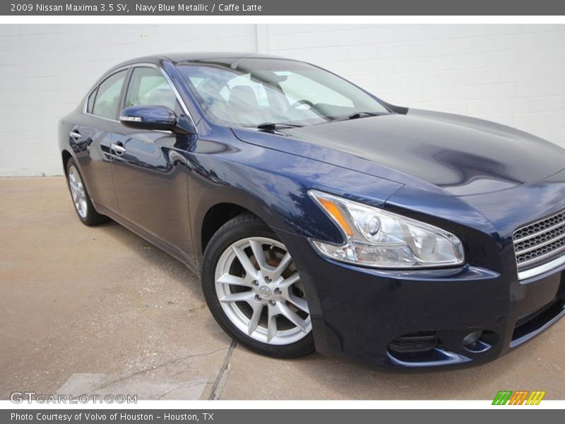 Navy Blue Metallic / Caffe Latte 2009 Nissan Maxima 3.5 SV