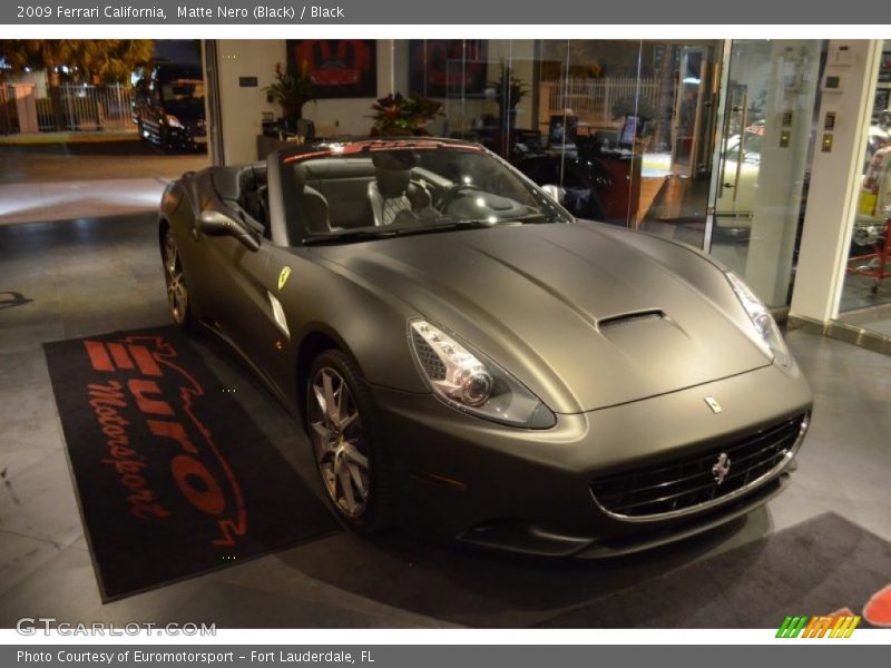 Matte Nero (Black) / Black 2009 Ferrari California