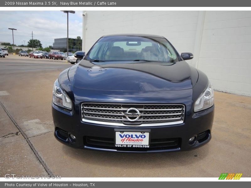 Navy Blue Metallic / Caffe Latte 2009 Nissan Maxima 3.5 SV