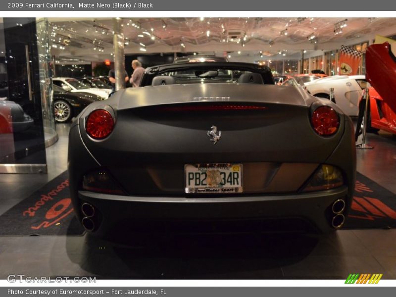 Matte Nero (Black) / Black 2009 Ferrari California
