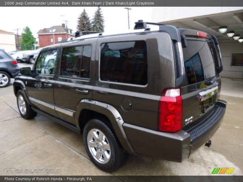 Dark Khaki Pearl / Dark Khaki/Light Graystone 2006 Jeep Commander Limited 4x4