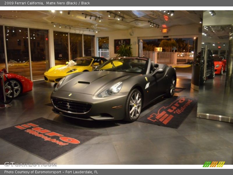 Matte Nero (Black) / Black 2009 Ferrari California