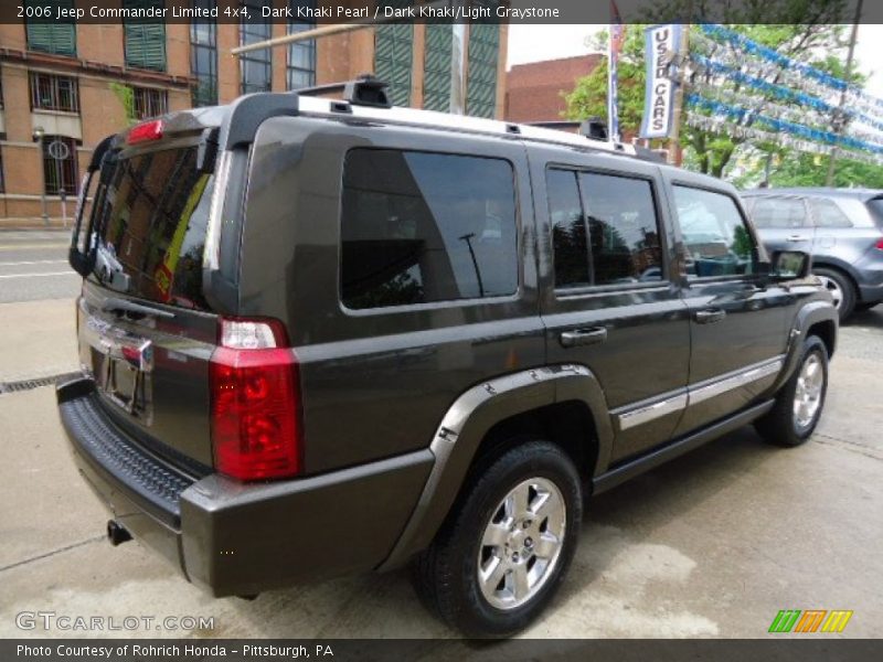 Dark Khaki Pearl / Dark Khaki/Light Graystone 2006 Jeep Commander Limited 4x4