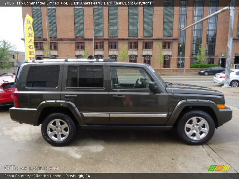 Dark Khaki Pearl / Dark Khaki/Light Graystone 2006 Jeep Commander Limited 4x4