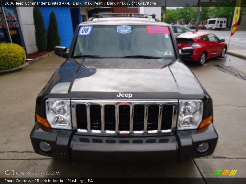 Dark Khaki Pearl / Dark Khaki/Light Graystone 2006 Jeep Commander Limited 4x4