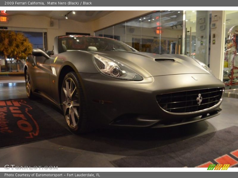 Matte Nero (Black) / Black 2009 Ferrari California