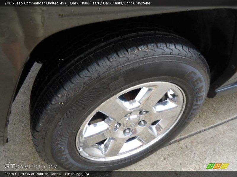Dark Khaki Pearl / Dark Khaki/Light Graystone 2006 Jeep Commander Limited 4x4