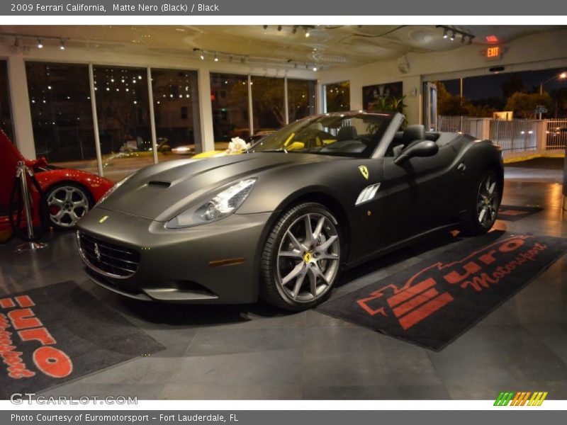 Matte Nero (Black) / Black 2009 Ferrari California