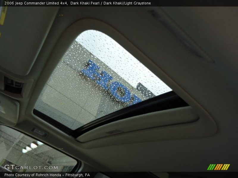 Dark Khaki Pearl / Dark Khaki/Light Graystone 2006 Jeep Commander Limited 4x4