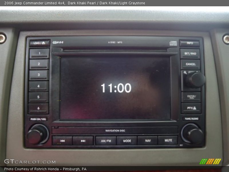 Dark Khaki Pearl / Dark Khaki/Light Graystone 2006 Jeep Commander Limited 4x4