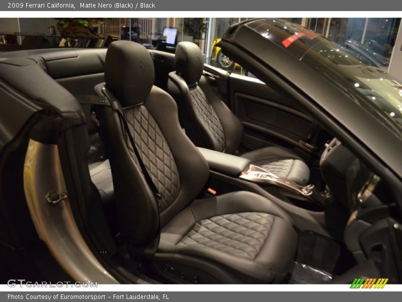 Matte Nero (Black) / Black 2009 Ferrari California