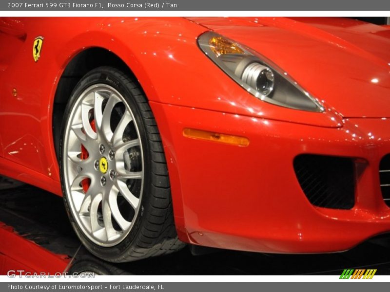 Rosso Corsa (Red) / Tan 2007 Ferrari 599 GTB Fiorano F1
