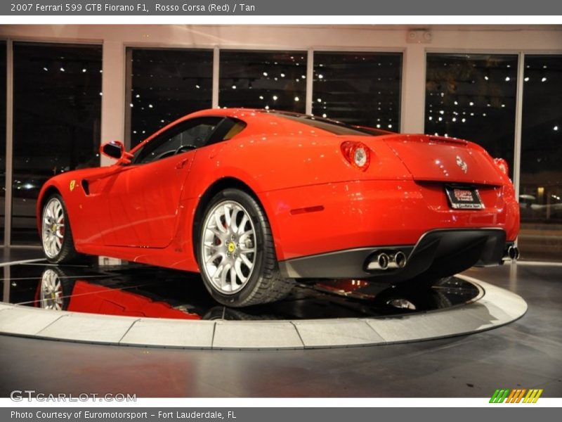 Rosso Corsa (Red) / Tan 2007 Ferrari 599 GTB Fiorano F1