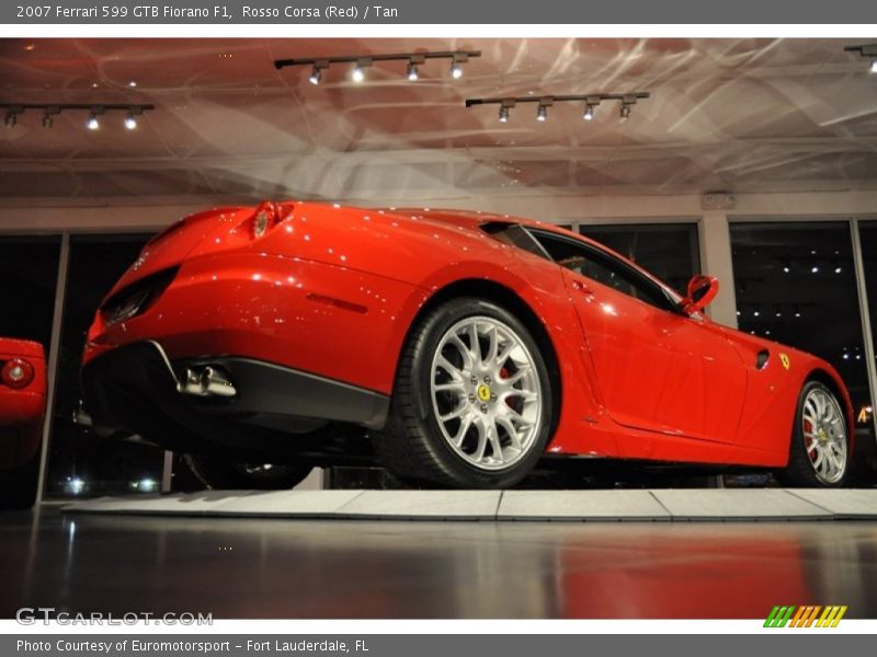 Rosso Corsa (Red) / Tan 2007 Ferrari 599 GTB Fiorano F1