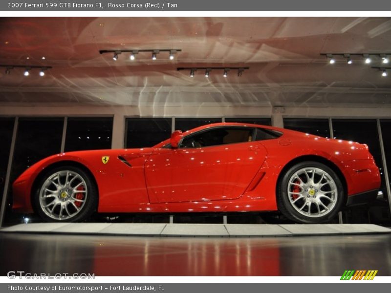 Rosso Corsa (Red) / Tan 2007 Ferrari 599 GTB Fiorano F1