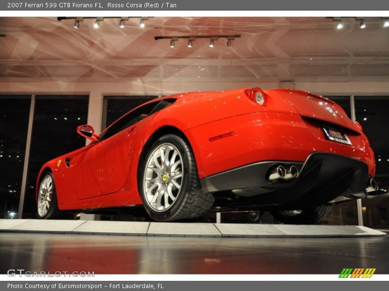 Rosso Corsa (Red) / Tan 2007 Ferrari 599 GTB Fiorano F1