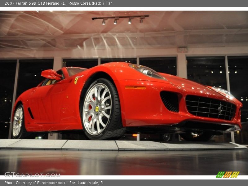 Rosso Corsa (Red) / Tan 2007 Ferrari 599 GTB Fiorano F1