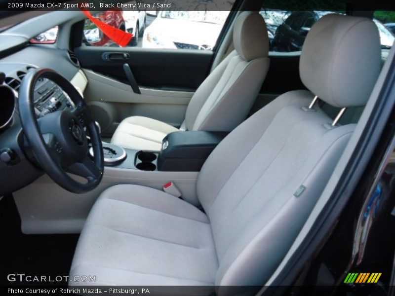 Black Cherry Mica / Sand 2009 Mazda CX-7 Sport AWD