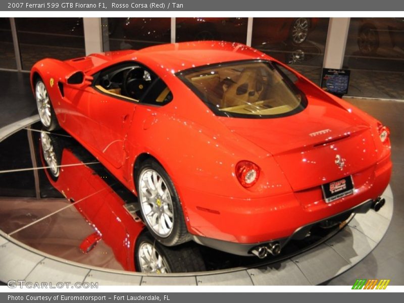 Rosso Corsa (Red) / Tan 2007 Ferrari 599 GTB Fiorano F1