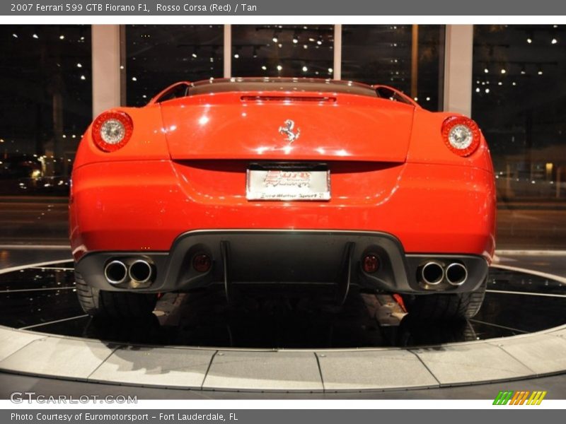 Rosso Corsa (Red) / Tan 2007 Ferrari 599 GTB Fiorano F1