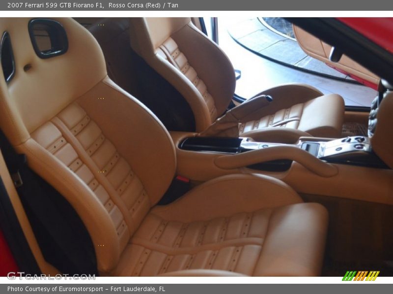 Rosso Corsa (Red) / Tan 2007 Ferrari 599 GTB Fiorano F1