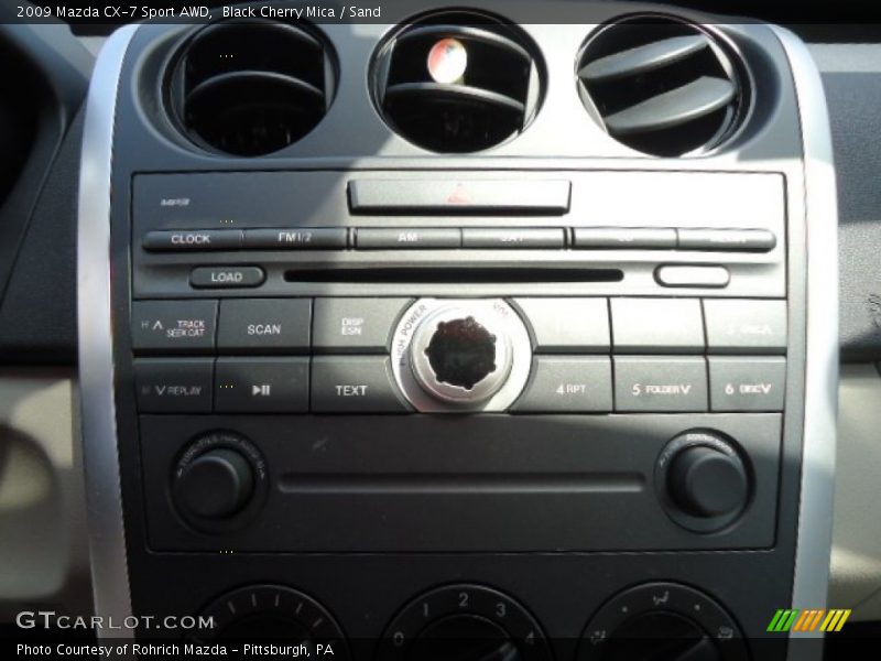 Black Cherry Mica / Sand 2009 Mazda CX-7 Sport AWD