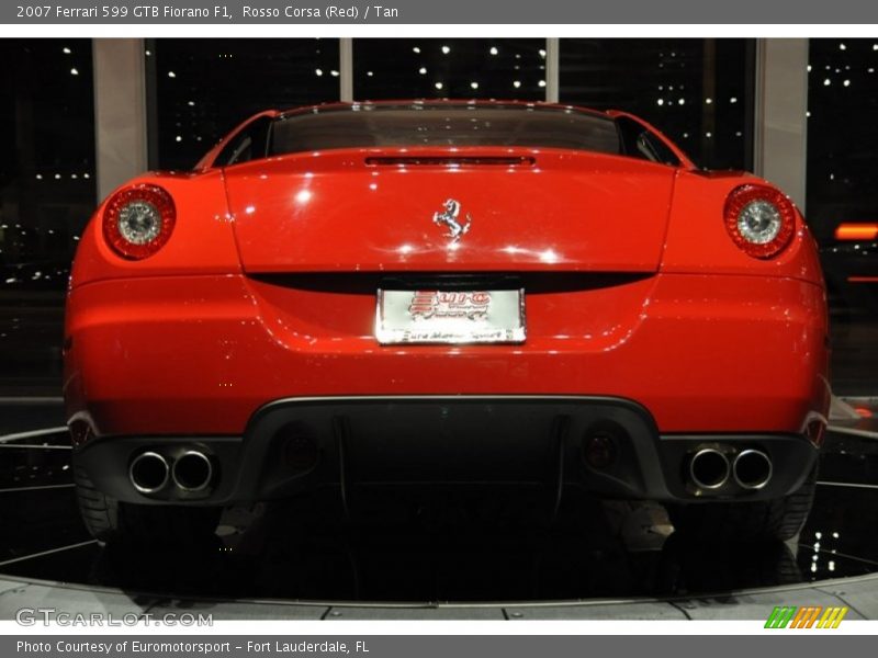 Rosso Corsa (Red) / Tan 2007 Ferrari 599 GTB Fiorano F1